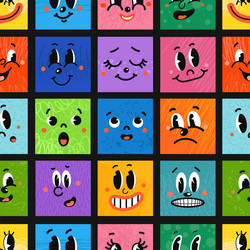 seamless pattern with of different vector image
