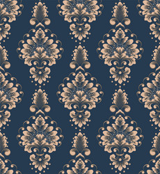 damask seamless pattern element classical vector image