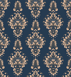 Damask seamless pattern element classical vector