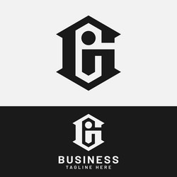 G i gi ig letter monogram initial logo design Vector Image