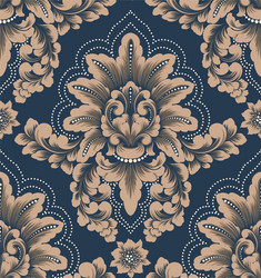 damask seamless pattern element classical vector image