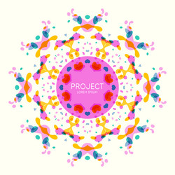 abstract background in a modern trendy style vector image