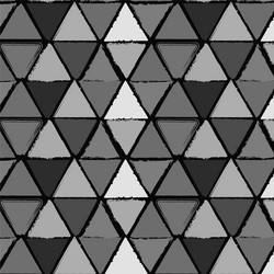Grunge Triangle Pattern vector image