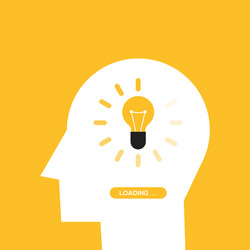 Creative mind concept Royalty Free Vector Image