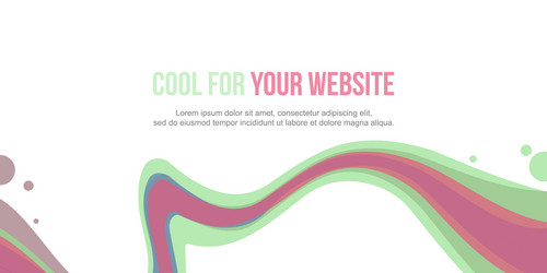 Header website abstract background design style vector