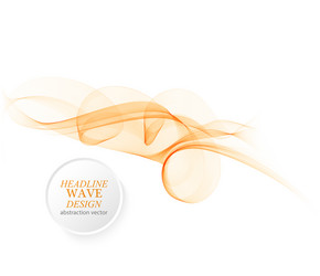 abstract smooth color wave curve flow vector image