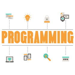 coding and programming concept vector