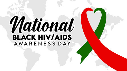 National black hiv aids awareness day Royalty Free Vector