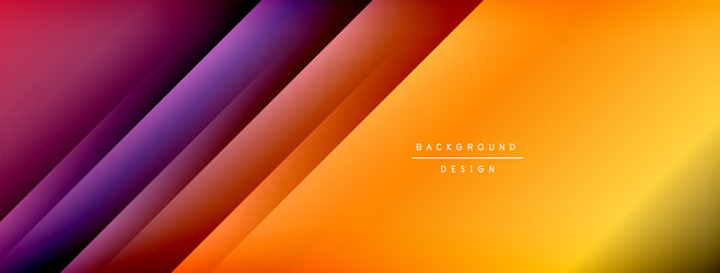dynamic shadow lines with gradient colors vector image