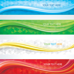 Banners background set vector