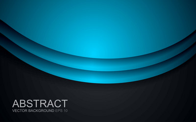 overlapping curve background with space for text vector image