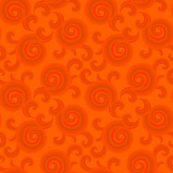 Seamless pattern with curls and swirls vector