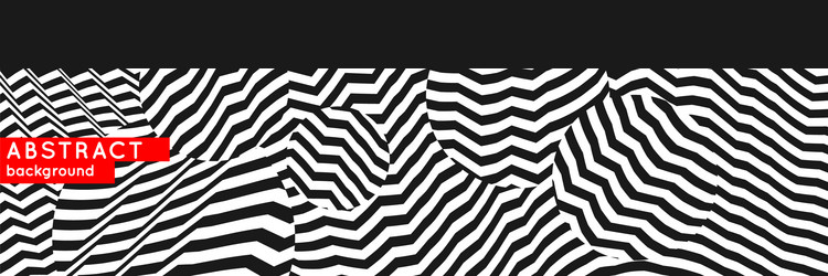 abstract background with dynamic contrasting waves vector image