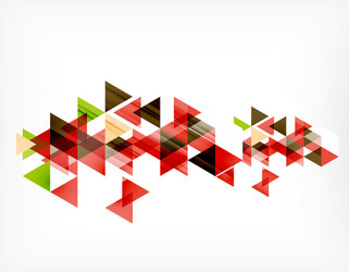triangle pattern composition abstract background vector image