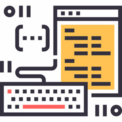 coding vector image