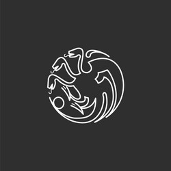 Game of Thrones Targaryen Logo Vector Graphic 