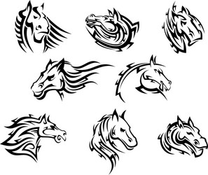 Horse Tattoos Vector Images (over 7,300)