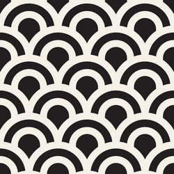 seamless pattern repeating geometric elements vector image