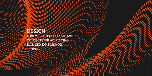 bright abstract background with a dynamic waves vector image
