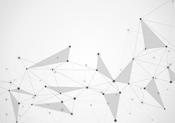 connecting dots and lines global network vector image