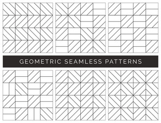 Geometric Abstract Patterns vector image