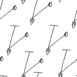 Seamless pattern scooter background simple design vector