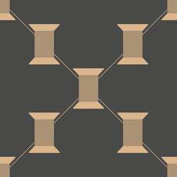 spool of thread texture seamless pattern vector image