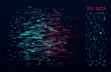 abstract artificial intelligence element vector image