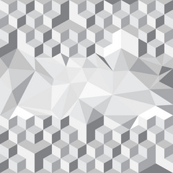 Cube seamless pattern vector