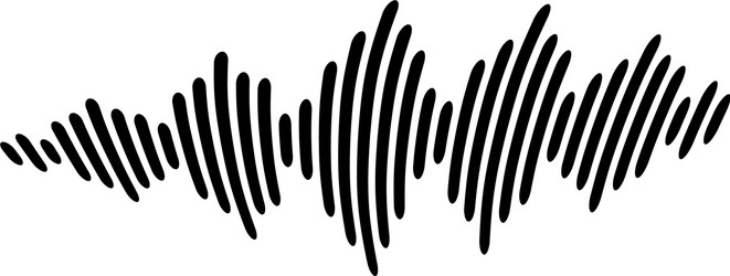 Sound wave graphic design template isolated Vector Image