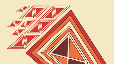 vibrant abstract triangular mosaic design vector image