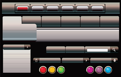 Website Interface Elements vector