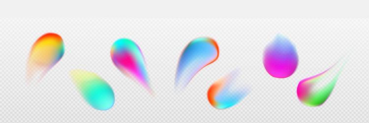 blur gradient circle and abstract color gradation vector image