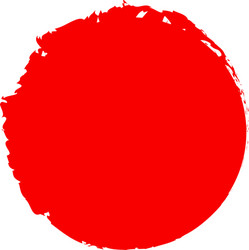 grungy circle blob blotch vector image