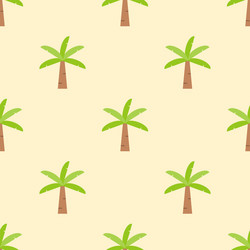 Palm or coconut tree seamless pattern for use vector