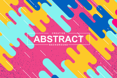 unique light design with dynamic shapes in memphis vector image
