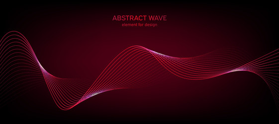 Abstract wave element for design digital vector