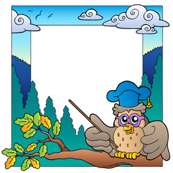 School theme frame 2 Royalty Free Vector Image