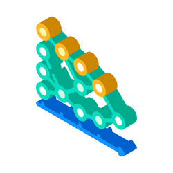 Algorithm data science isometric icon vector