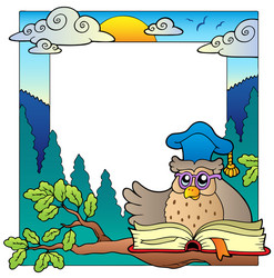 School theme frame 2 Royalty Free Vector Image
