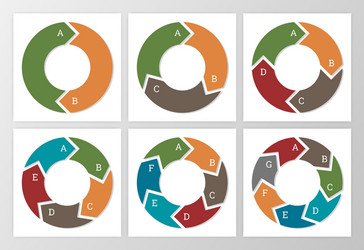 template for diagram graph presentation and chart vector image