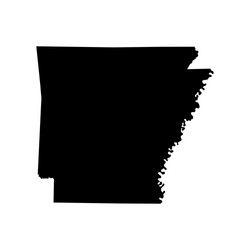 Arkansas State Map Vector Image