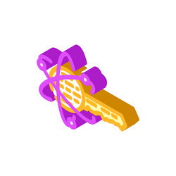 encryption quantum technology isometric icon vector image