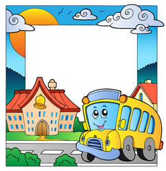 School theme frame 2 Royalty Free Vector Image
