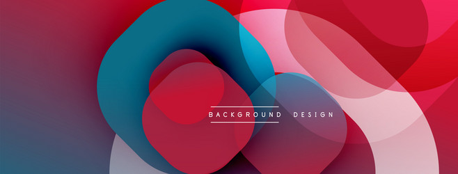 abstract background with layered translucent vector image