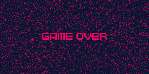 abstract background with the inscription game vector image