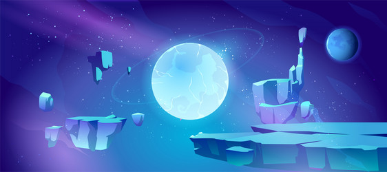 Neon future game pad background Royalty Free Vector Image