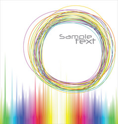 Vibrant Color Spectrum Background vector