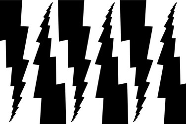 lightning bolt - abstract geometric pattern vector image