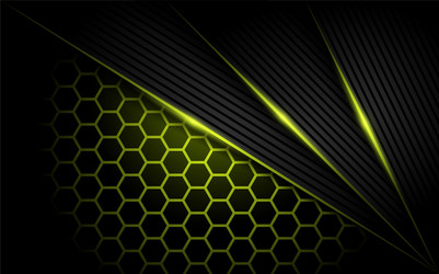 Modern tech abstract yellow background Royalty Free Vector